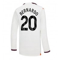 Manchester City Bernardo Silva #20 Bortatröja 2023-24 Långa ärmar